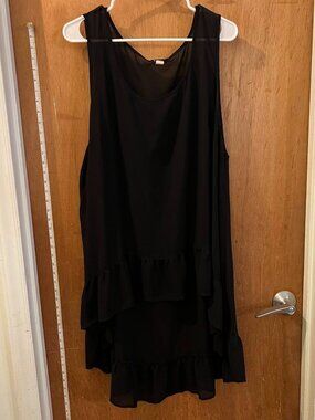 Size 4X - Torrid - Black Sleeveless Hi-Low Slip